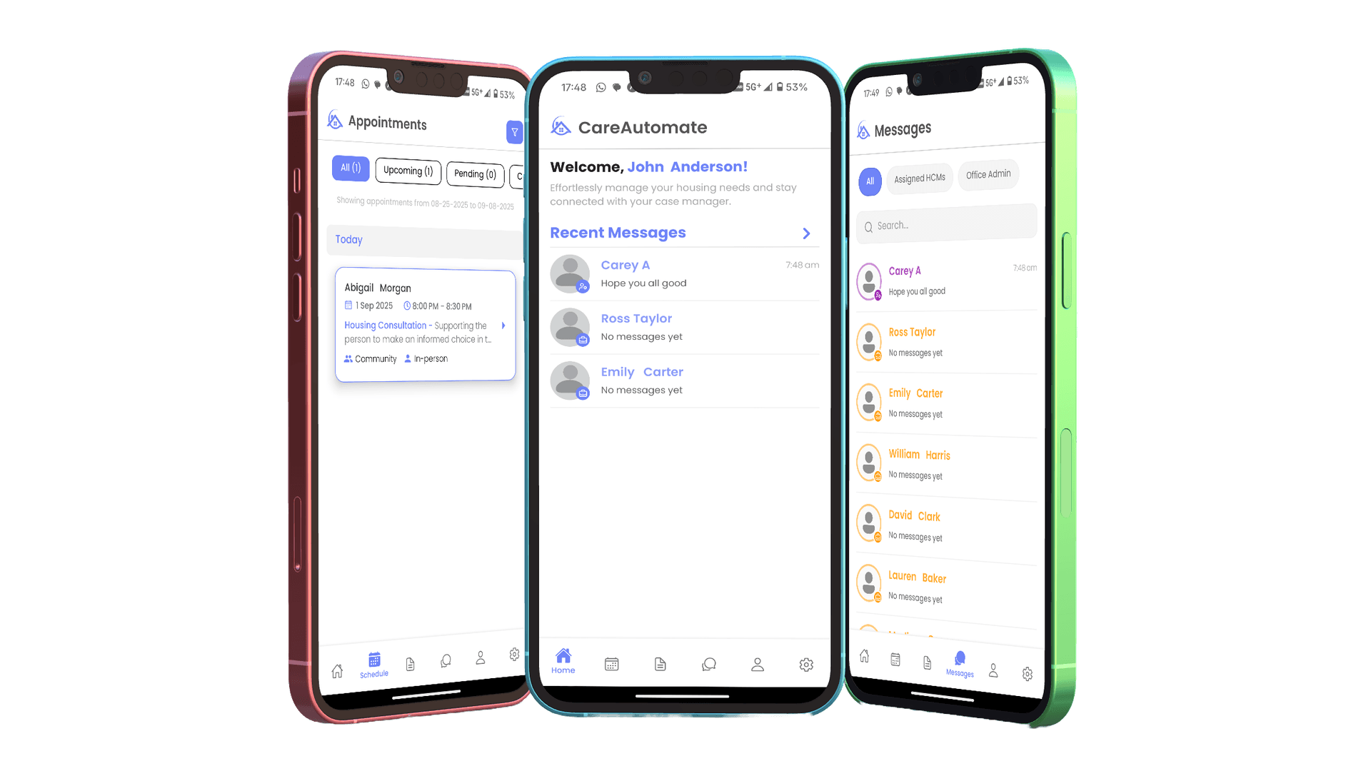 Tenant Mobile App Screen